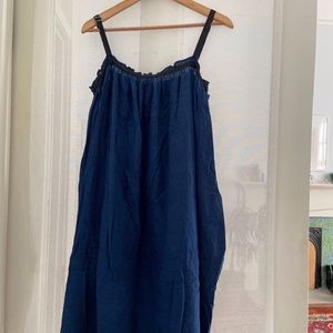 Dosa for J. Crew indigo sundress
